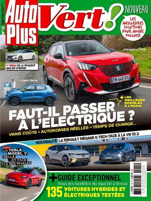 Title details for Auto Plus Vert by Editions Mondadori Axel Springer (EMAS) - Available